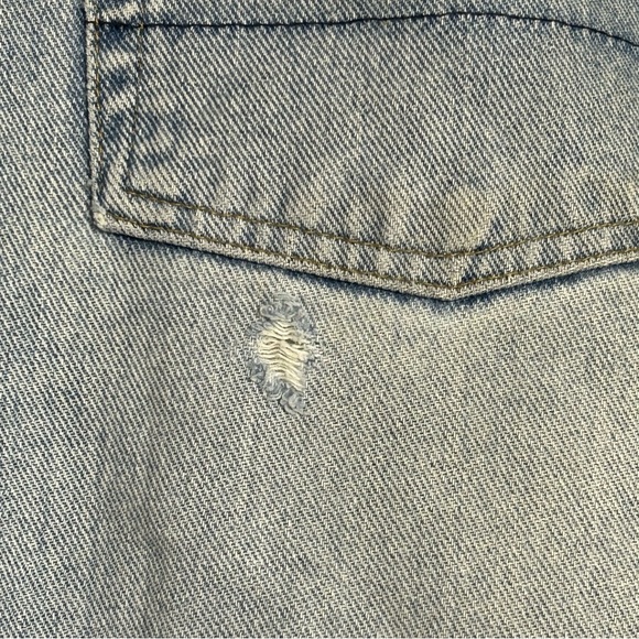 Men Vintage Nautica 36x32 Easy Fit Distressed Blue Jeans - Picture 9 of 16